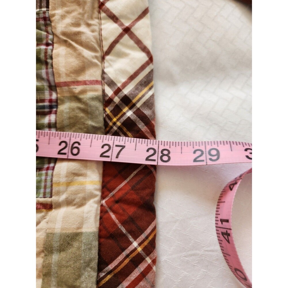 Woolrich Home Plaid Patchwork Quilted Standard Shams Set Of 2 - Picture 5 of 6